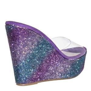 Limited Edition Rhinestone platforms disco/dancing